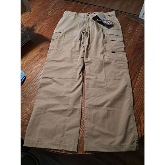 New TRU-SPEC Size 16 24-7 Series Ripstop Cargo Tactical Work Pants Tan Khaki NWT - Picture 1 of 11
